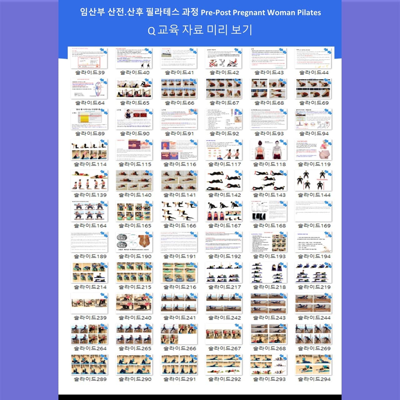 임산부 산전, 산후 필라테스 전문가 과정 5